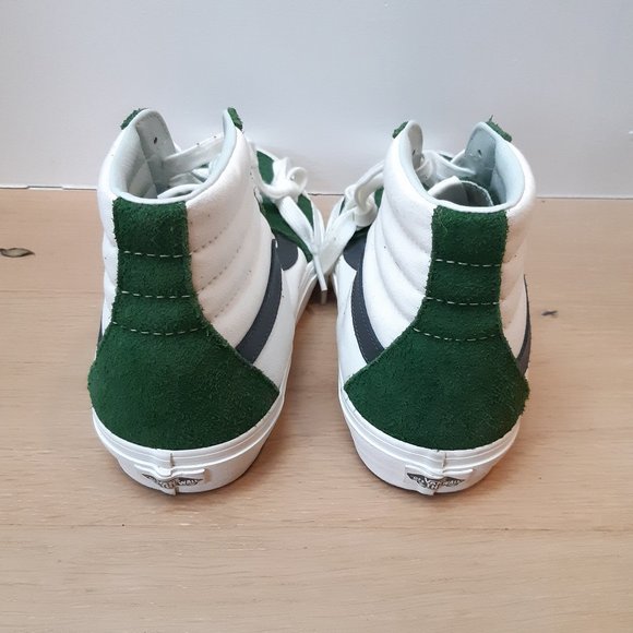 Vans - SK8-HI - greenhouse/blanc - Men's size 9 - NEW - Picture 8 of 14